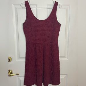 Maroon Mini Dress